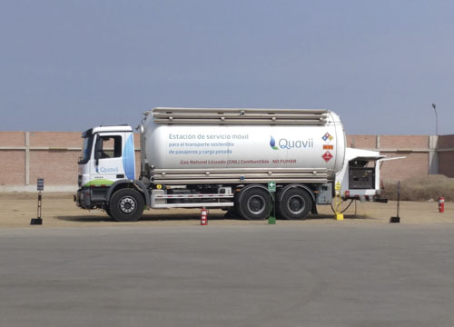 HAM diseña y pone en marcha una unidad móvil de gas natural licuado para Quavii en Perú