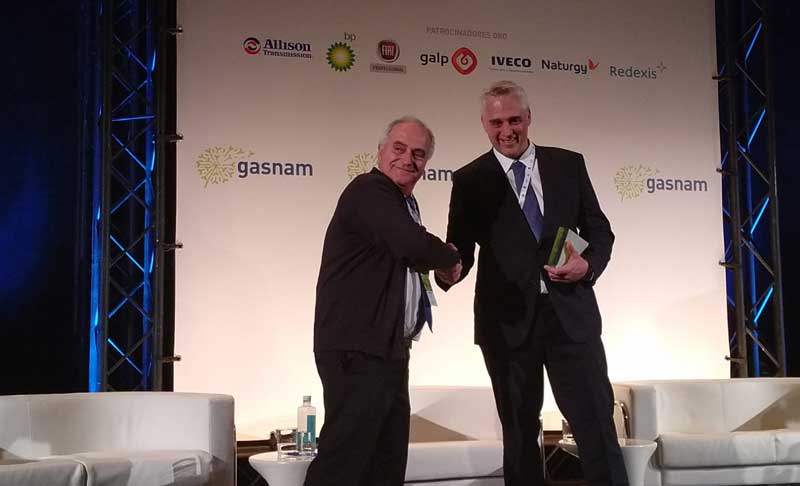 Gasnam premmia a Grupo HAM con el premio Emprendimiento Medioambiental durante la celebración de su VII Congreso