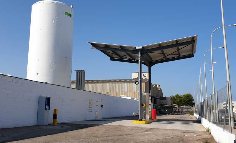 Grupo HAM y Delgo abren una estación de servicio de gas natural licuado en Massalfassar, Valencia