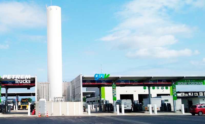 HAM has developed the project for the new Petrem CNG-LNG service station