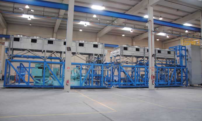 Las Instalaciones de FNX Liquid Natural Gas en Artea permiten pre montar en su totalildad las plantas de licuefacción a pequeña escala