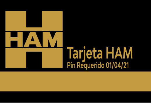 To improve the security of the HAM Cards, a PIN code will be necessary as of April 1, 2021