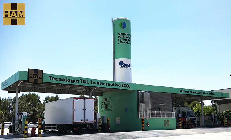 HAM Group service stations will allow you to refuel BIO CNG