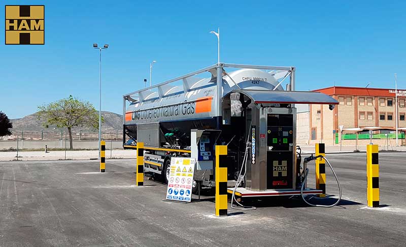 HAM Group opens a new LNG (liquefied natural gas) service station in Albacete, Caudete