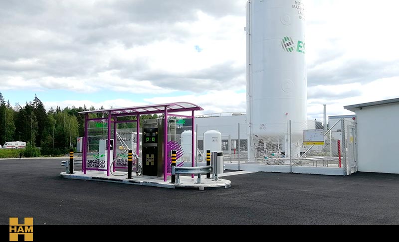 HAM has developed the project for ESE's new Liquefied Natural Gas service station in Finland