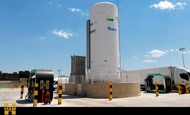 HAM Group inaugurates its new fixed LNG-CNG service station in Riba-roja, Valencia