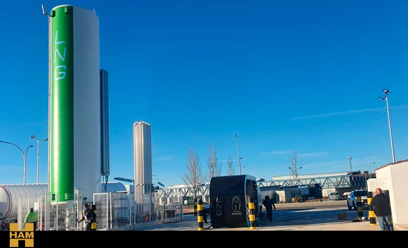 HAM inaugurates a new LNG gas station in Salamanca